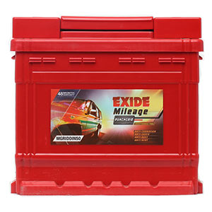 EXIDE MILEAGE RED MLDIN50 (50ah) - 30M GUARENTY & 25M WARRENTY