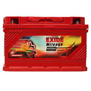 EXIDE MILEAGE RED MLDIN65LH (65ah) - 30M GUARENTY & 25M WARRENTY