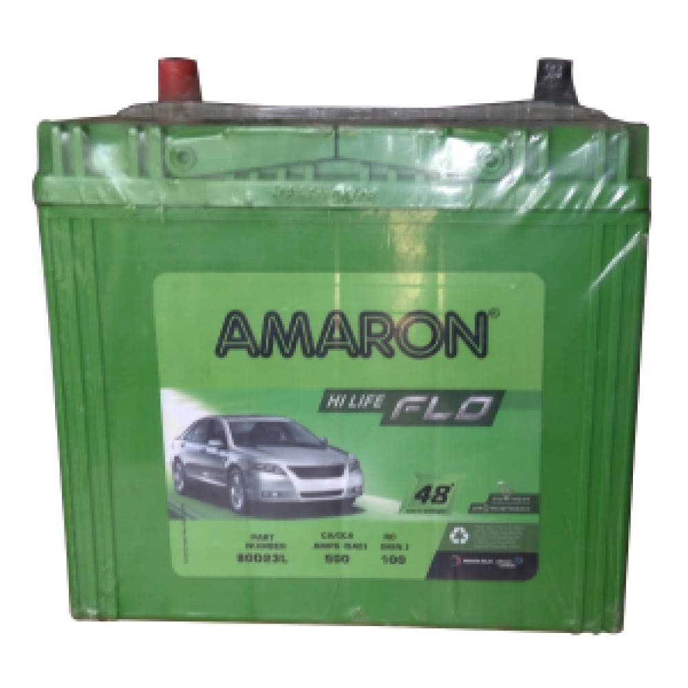 AMARON FLO 80D23L - 30M GUARANTY & 25M WARRANTY