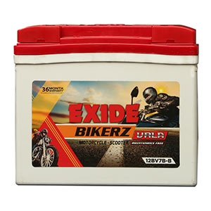 EXIDE BIKERZ BV7B-B (7ah) - 18M GUARENTY + 18 WARRANTY