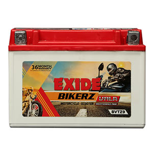 EXIDE BIKERZ BVTZ9 (9ah) - 18M GUARENTY + 18 WARRANTY