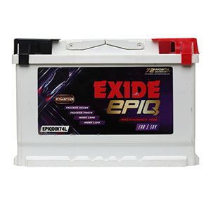 EXIDE EPIQDIN74L (74ah) - 42M GUARENTY & 35M WARRENTY