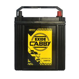 EXIDE CABBY35L (35ah) - 12M GUARENTY