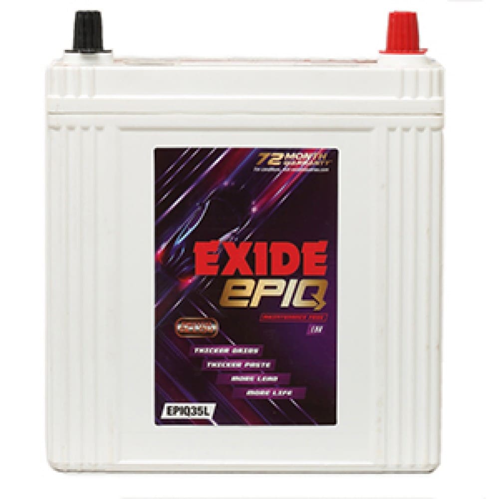 EXIDE EPIQ35L (35ah) - 42M GUARENTY & 35M WARRENTY