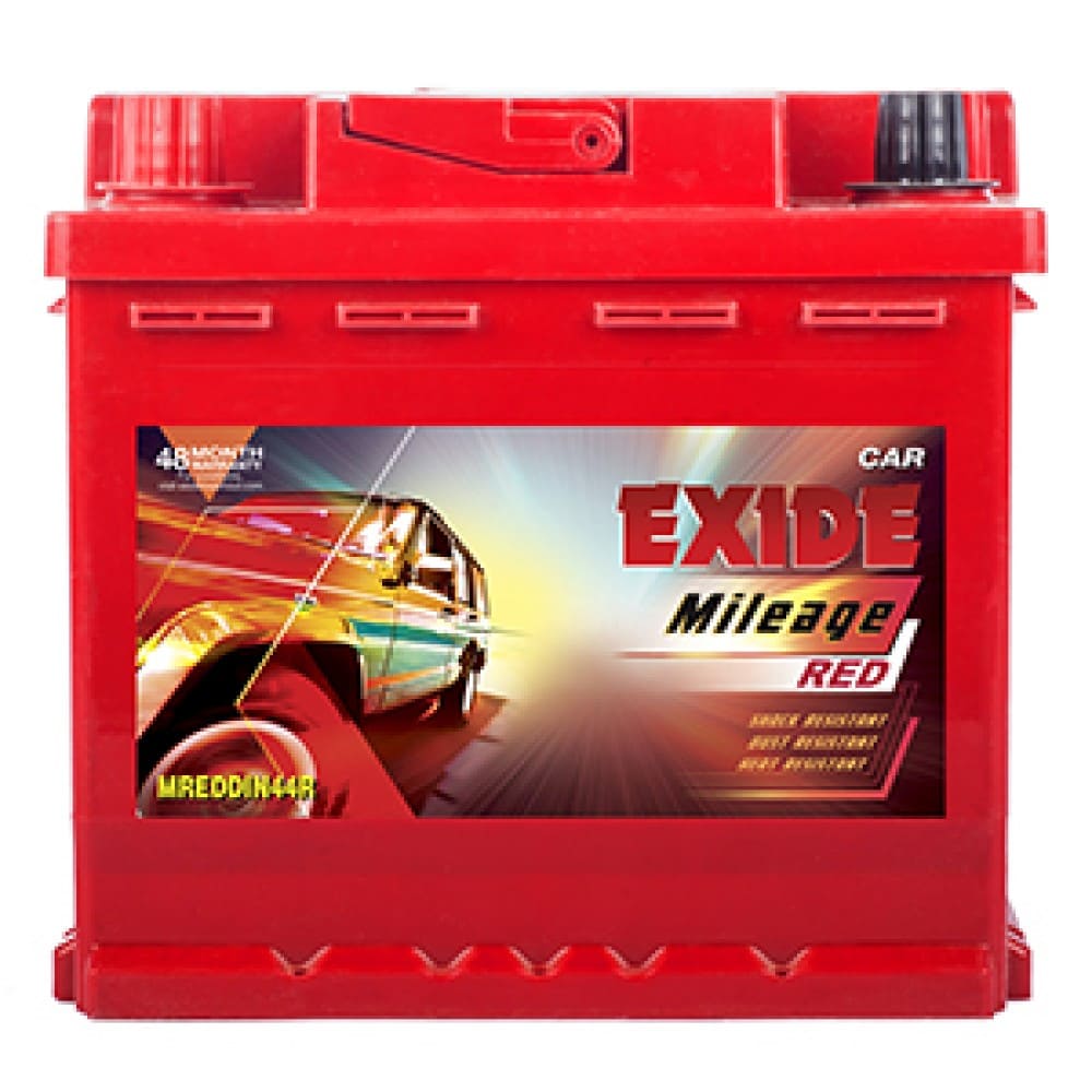 EXIDE MILEAGE RED MLDIN44R (44ah) - 30M GUARENTY & 25M WARRENTY