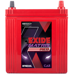 EXIDE MATRIX MTRED35R (35ah) - 36M GUARENTY & 30 M WARRENTY