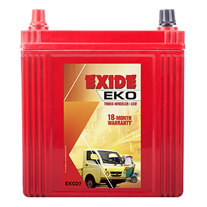 EXIDE EKO22 (22ah) - 18M GUARENTY