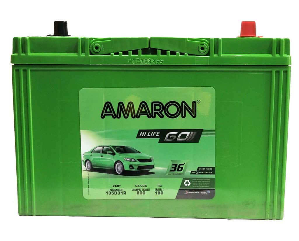 AMARON GO 135D31R - 24M GUARANTY & 20M WARRANTY