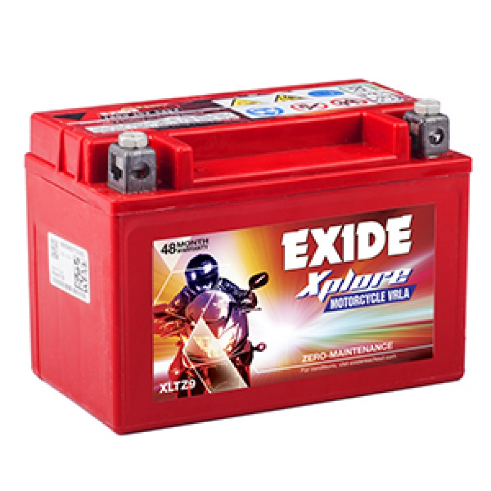 EXIDE EXPLORE XLTZ9 (9ah) - 24M GUARENTY + 24 WARRANTY