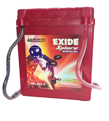 EXIDE EXPLORE XL2.5LC (3ah) - 24M GUARENTY + 24 WARRANTY