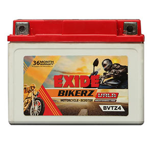 EXIDE BIKERZ BVTZ4 (3ah) - 18M GUARENTY + 18 WARRANTY